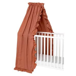 NG Baby Mood Ruffles Bed Canopy Terracotta One Size